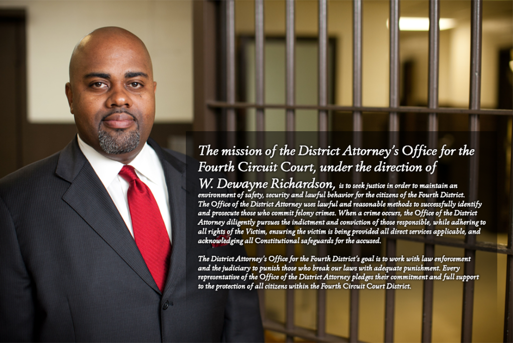 Office of The District Attorney 4th District Providing general